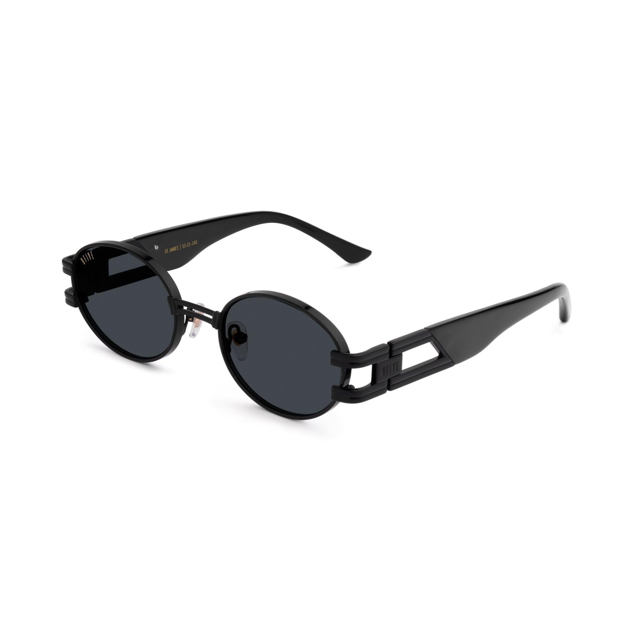 St. James Blackout Sunglasses | Blacked-Out Acetate | 9FIVE