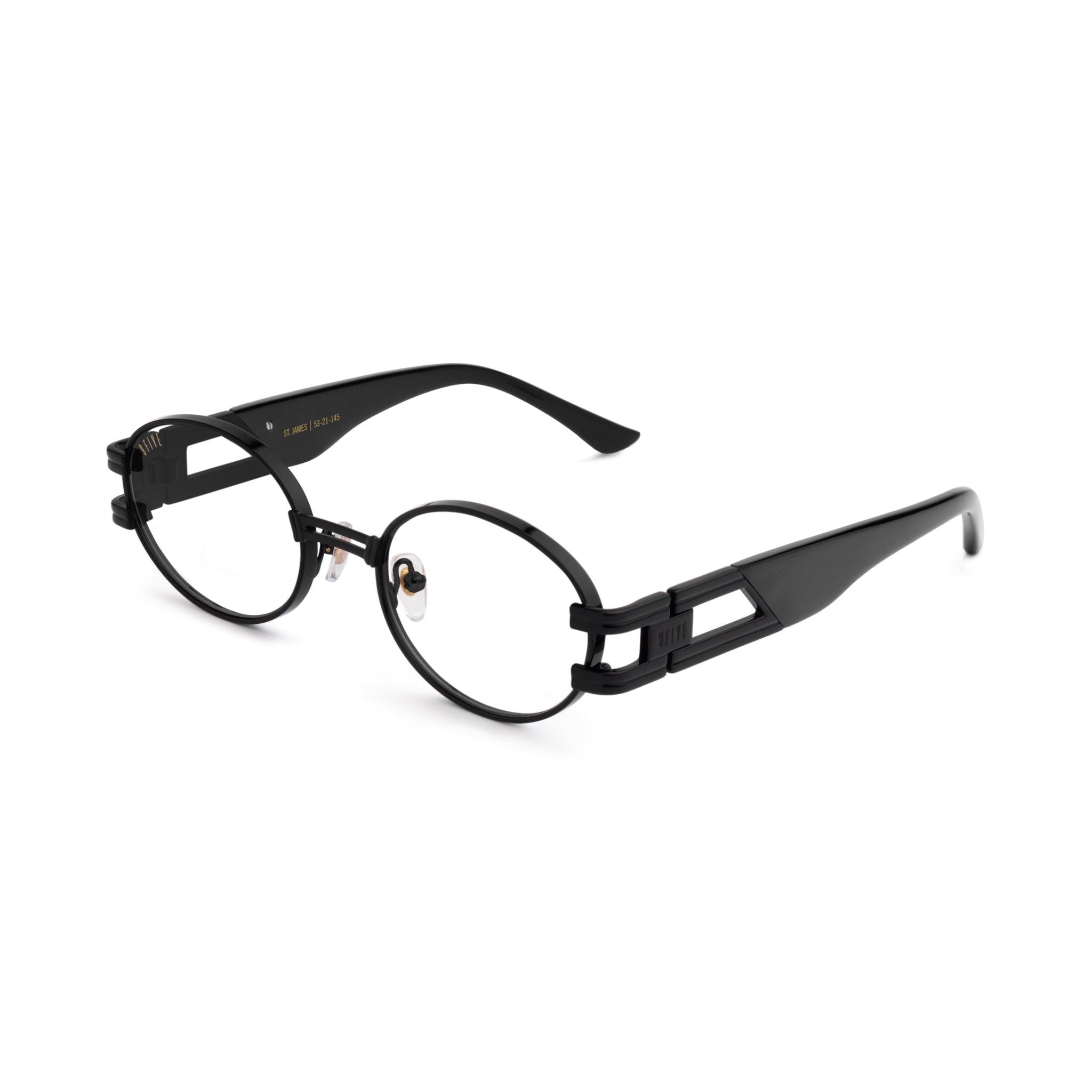 9FIVE St. James Blackout Clear Lens Glasses