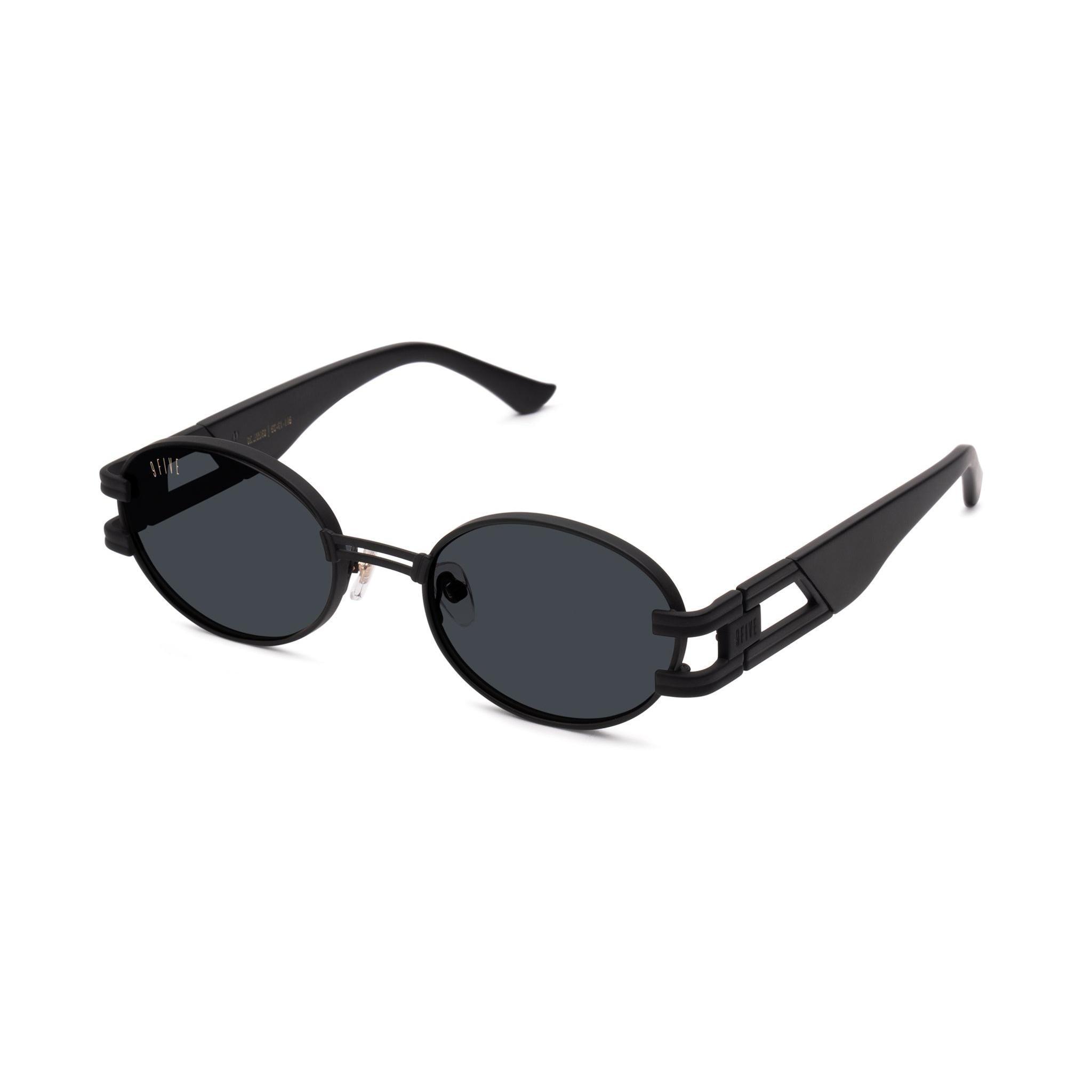 9FIVE St. James Matte Blackout Sunglasses Rx — side [g:all s:reg o:2]