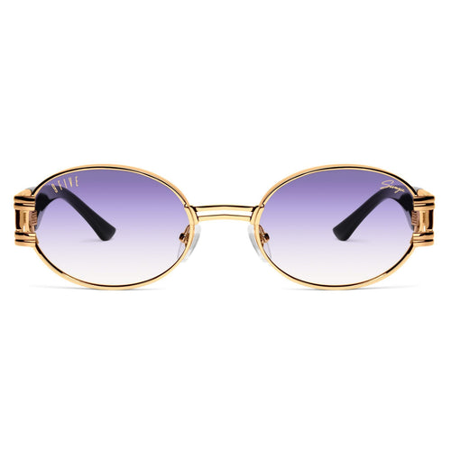 9FIVE x Swagu St. James XL Purple Hue Sunglasses — front [g:anti-reflective-purple-hue s:all o:1]
