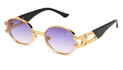 9FIVE x Swagu St. James XL Black & 24K Gold - Purple Hue Sunglasses – 9FIVE  Eyewear