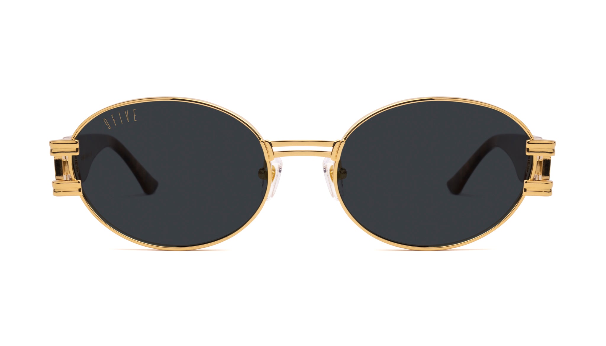 9FIVE St. James Gold Marble & 24K Gold Sunglasses Rx