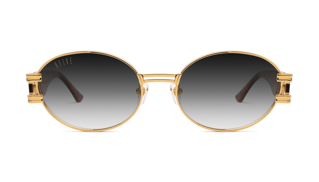 9FIVE St. James Gold Marble & 24K Gold - Gradient Sunglasses