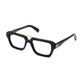 9FIVE Valley Black & 24K Gold Clear Lens Glasses