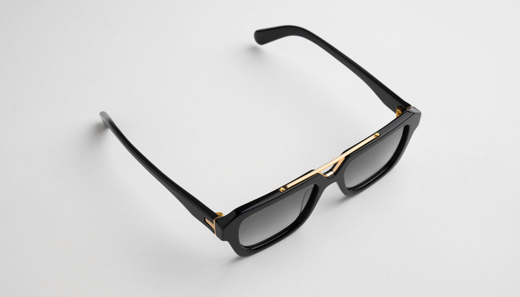 9FIVE Valley Black & 24K Gold - Gradient Sunglasses