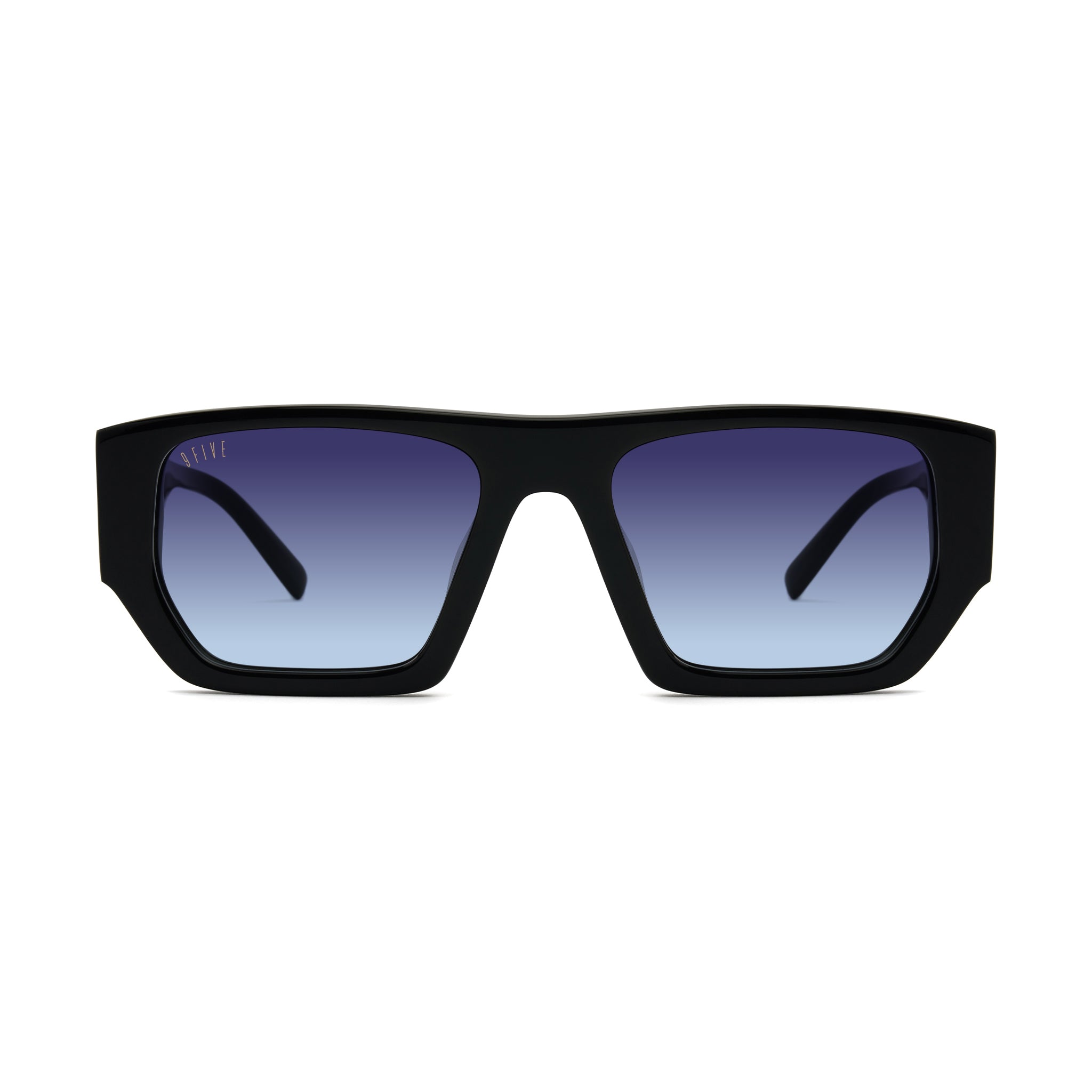 9FIVE Vice Midnight Gradient & 24K Gold Sunglasses — front [g:midnight-gradient s:all o:1]