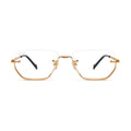 9FIVE Villa Black & 24K Gold Clear Lens Glasses Rx