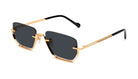 9FIVE Villa Black & 24K Gold Sunglasses Rx