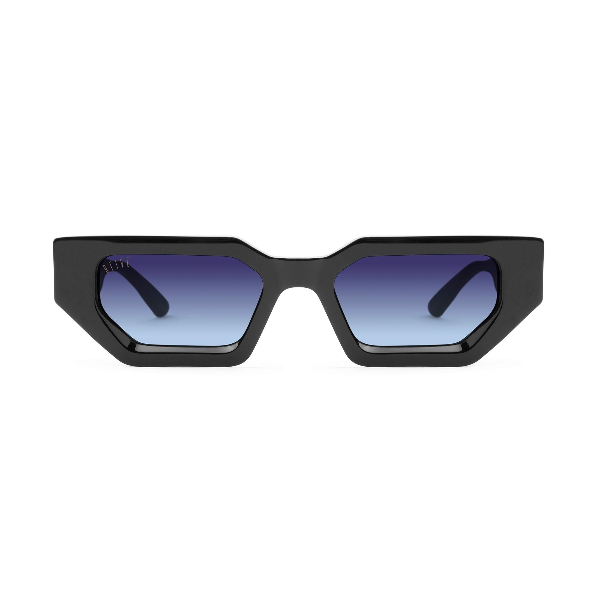 9FIVE Vincent Midnight Gradient & 24K Gold Sunglasses — front [g:midnight-gradient s:all o:1]