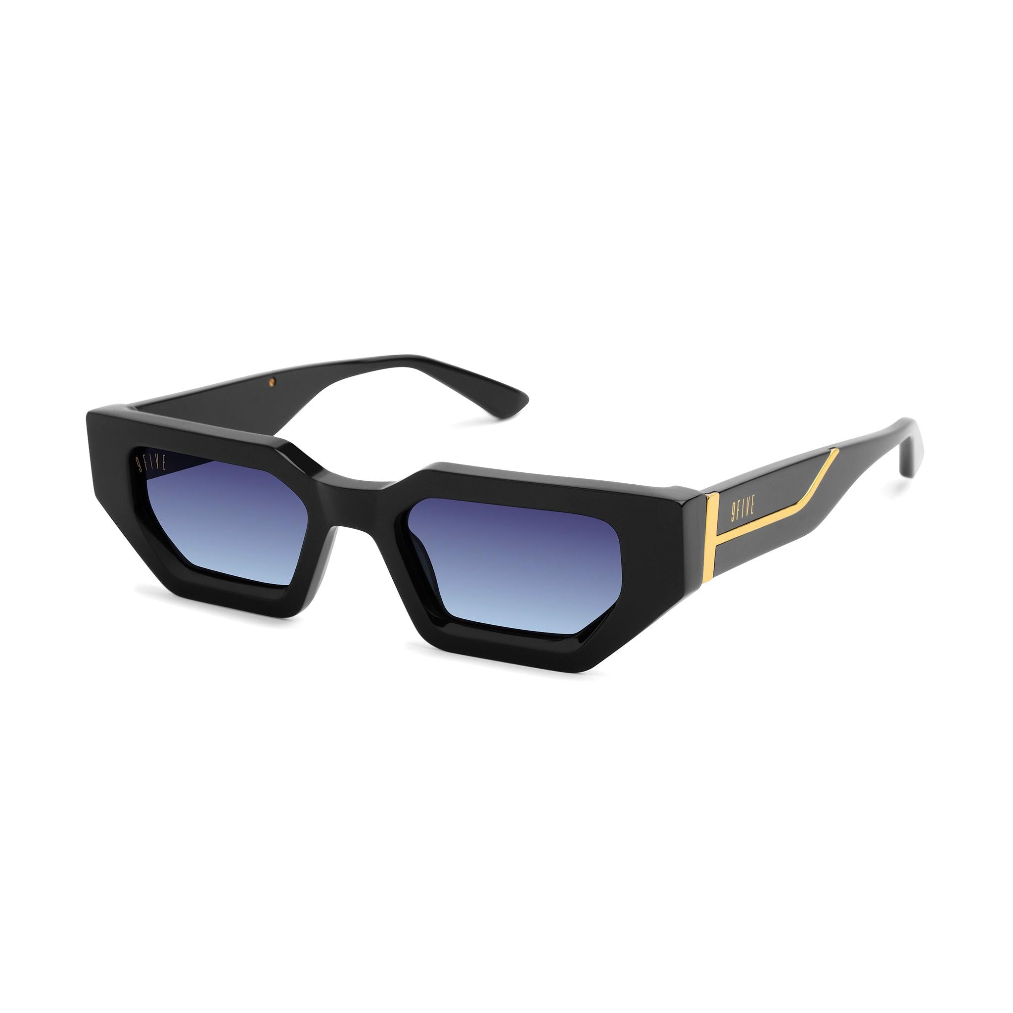 9FIVE Vincent Midnight Gradient & 24K Gold Sunglasses — side [g:midnight-gradient s:all o:2]