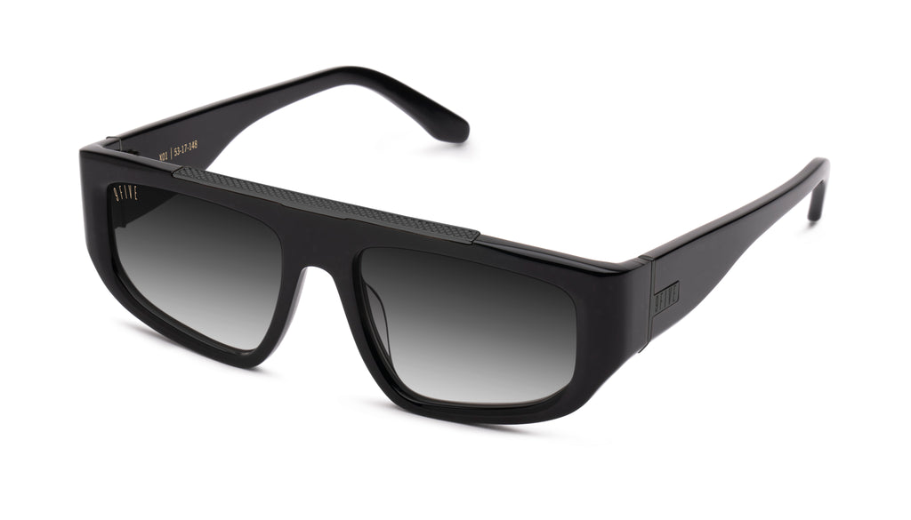 9FIVE X01 Matte Black - Gradient Sunglasses