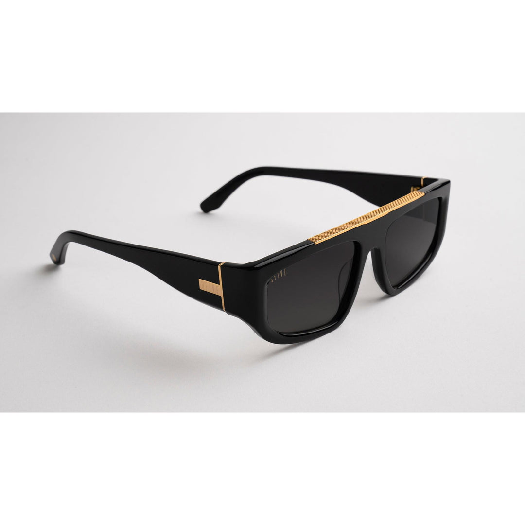 9FIVE X01 Black & 24K Gold Sunglasses