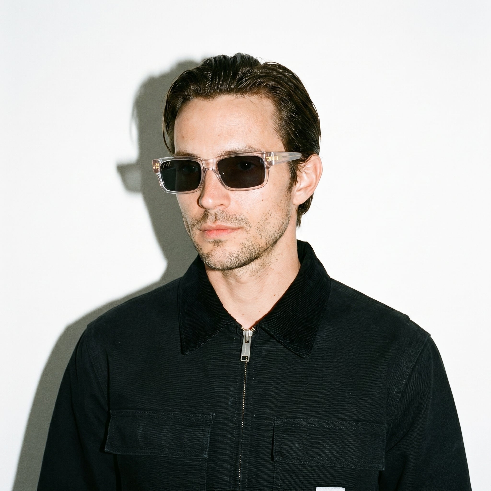 9FIVE Aura Crystal Sunglasses — worn on model [g:all s:all o:3]