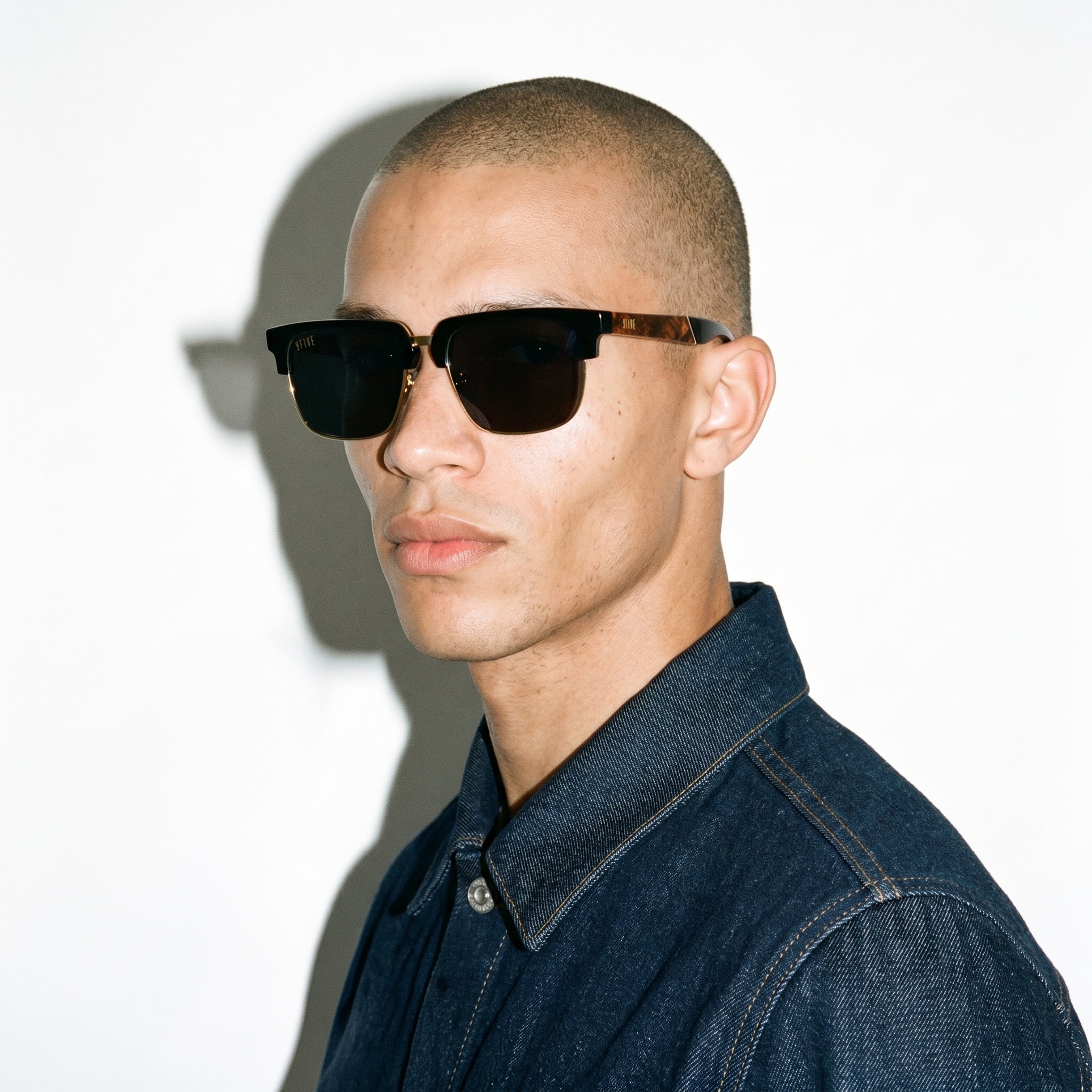 【正規品】9FIVE BELMONT Belmont Gold Marble – 9FIVE Eyewear