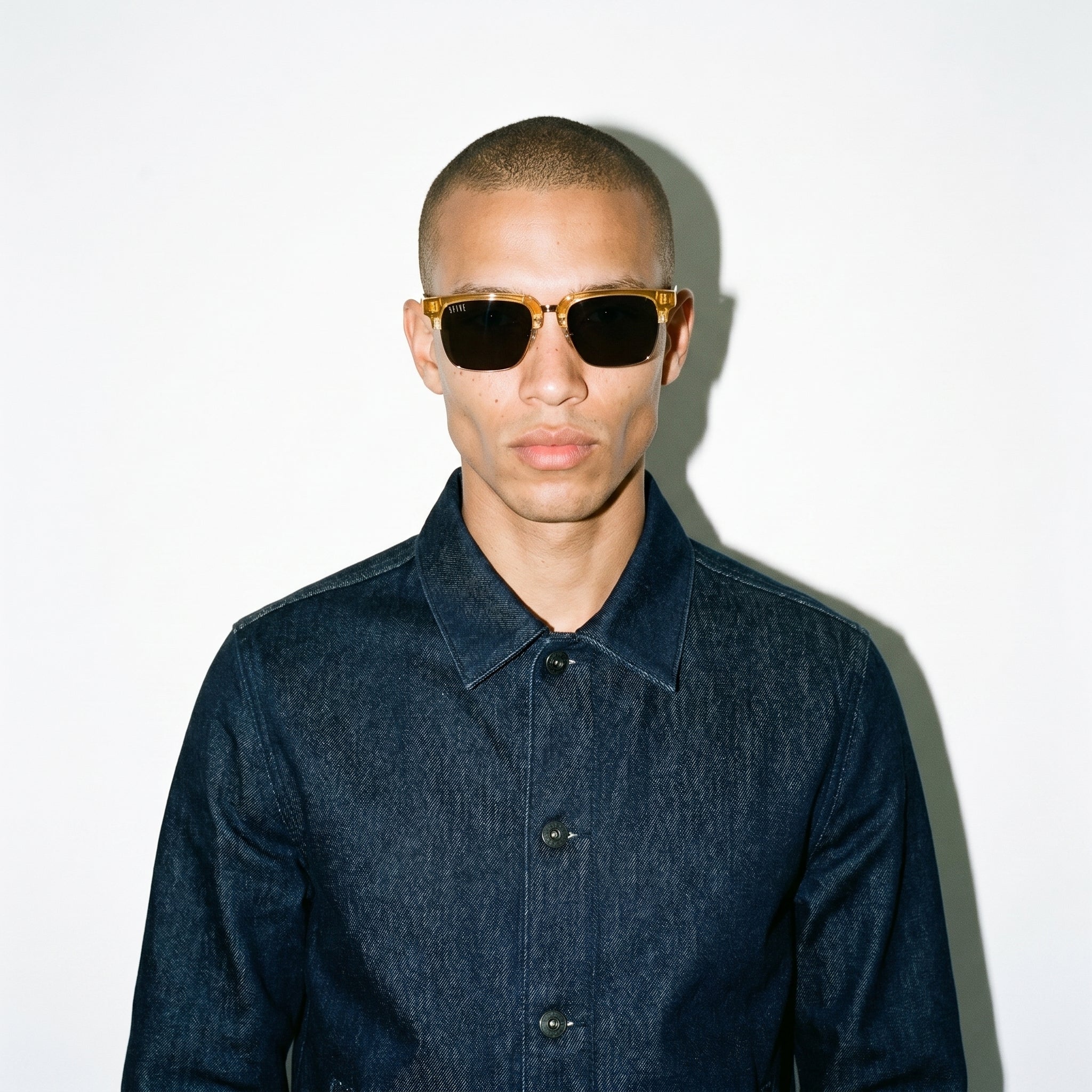 9FIVE Belmont Gold Scale LTD Sunglasses