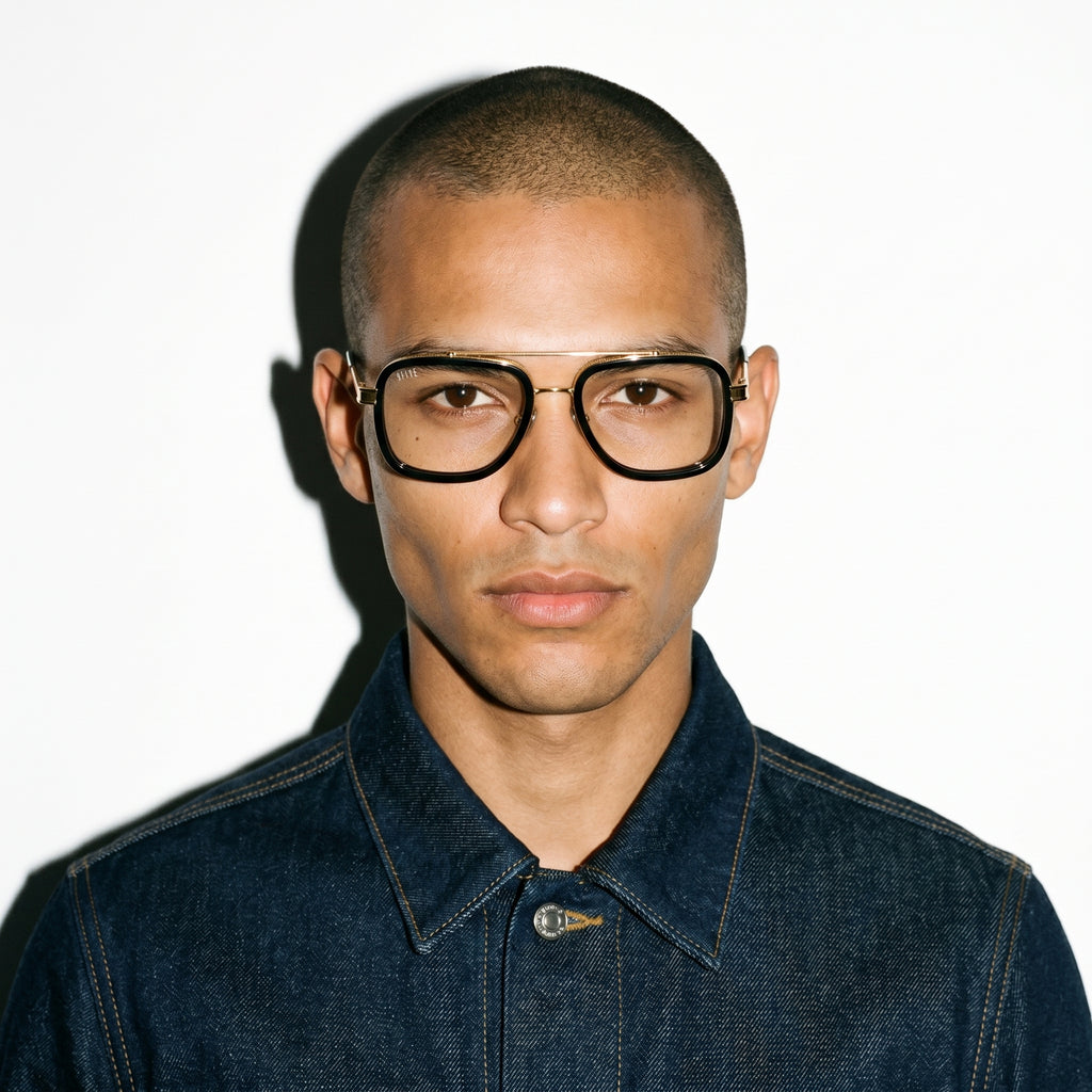9FIVE Crowns Clear Lens Glasses