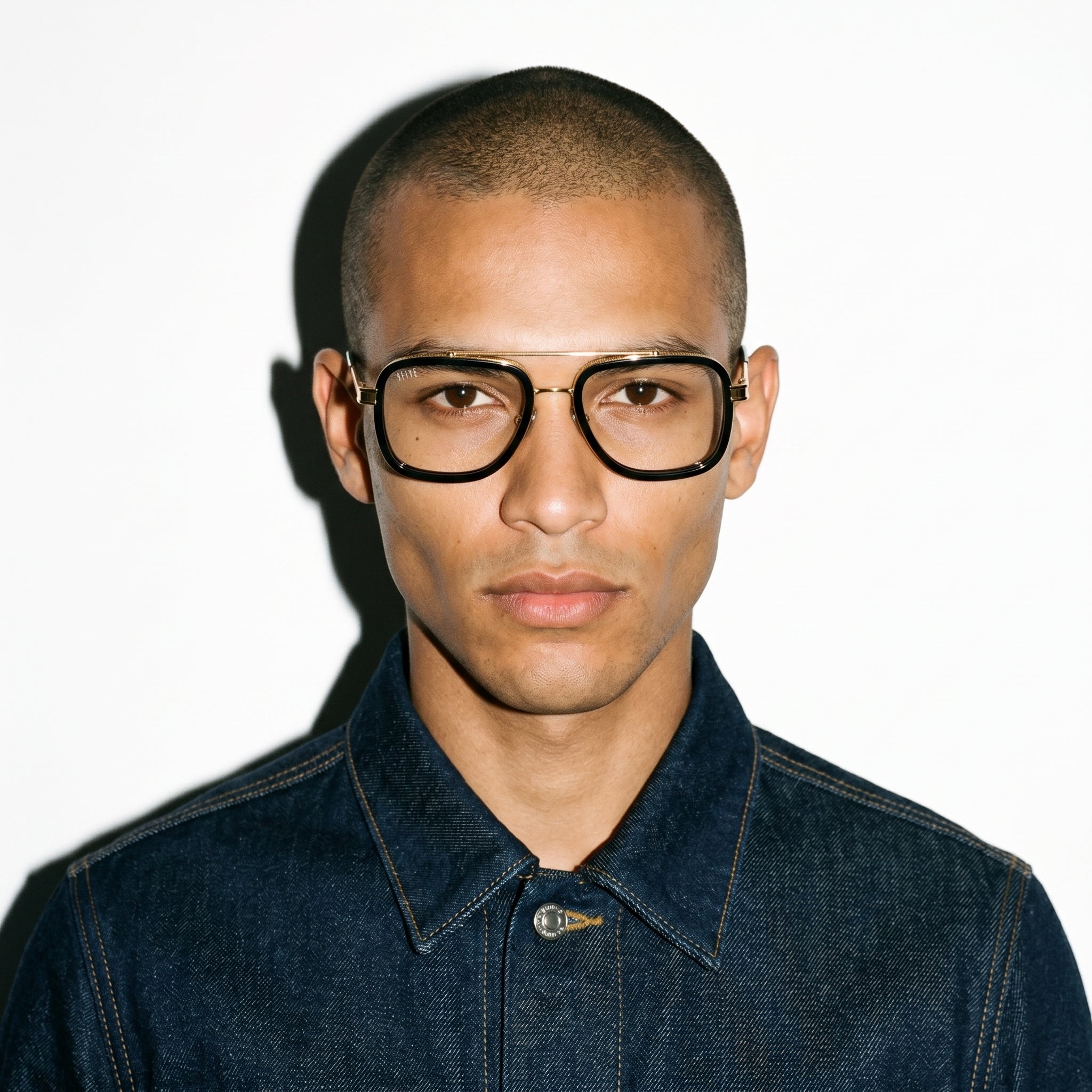 9FIVE Crowns Clear Lens Glasses
