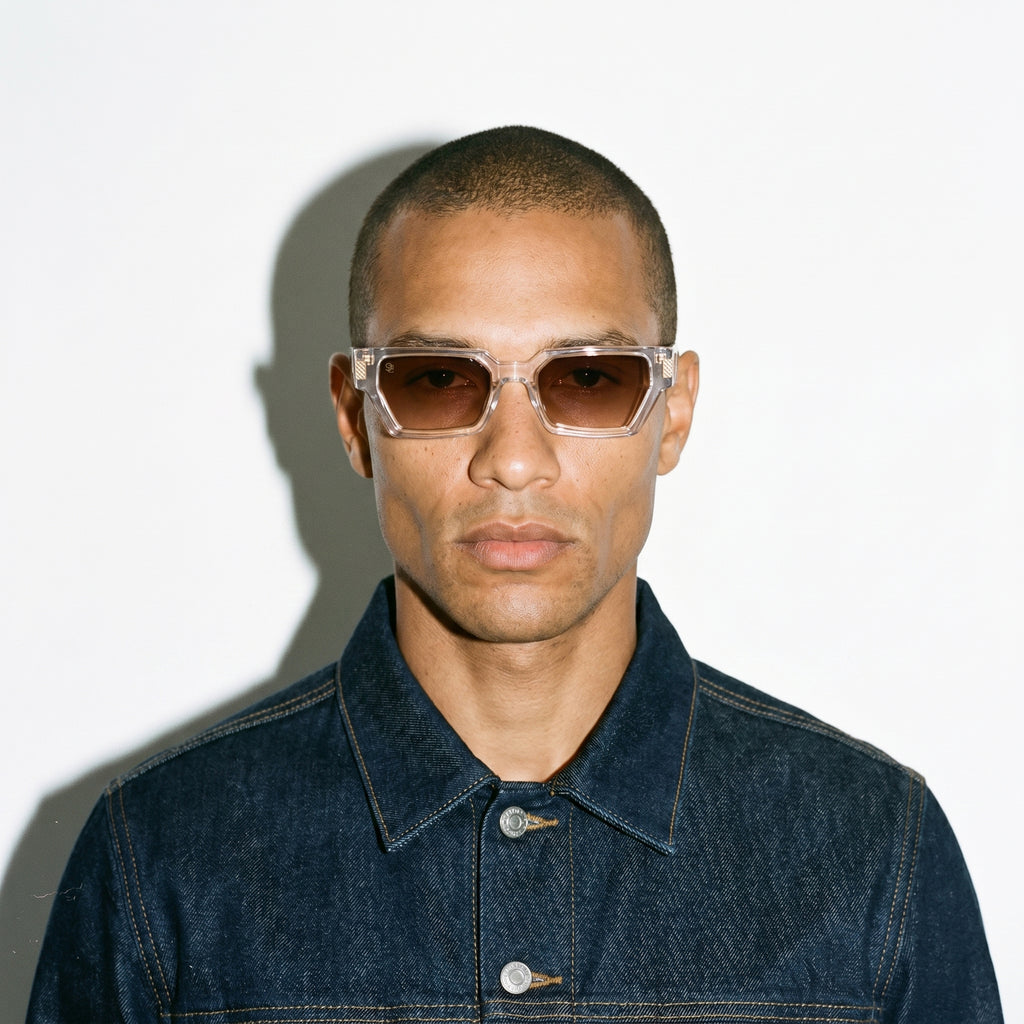 9FIVE Locks Crystal Sunglasses — worn on model [g:all s:all o:3]