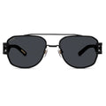 9FIVE Royals Matte Blackout Black Sunglasses — XL front [g:black s:xl o:1]