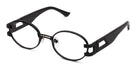 9FIVE St. James Matte Blackout XL Clear Lens Glasses Rx