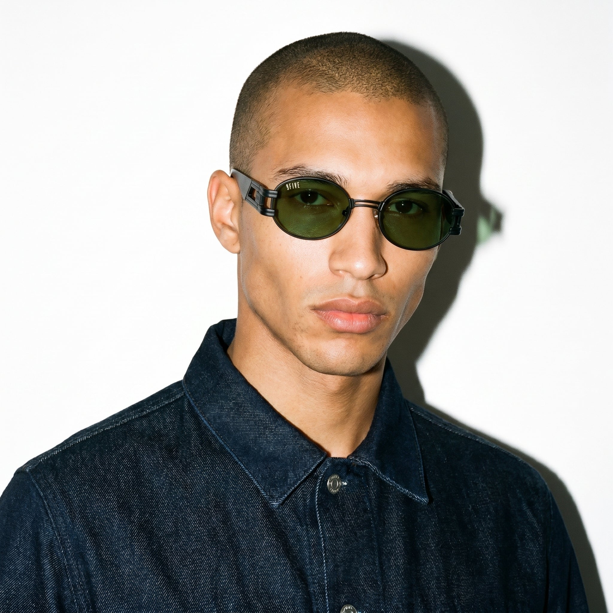 ツキオ 　『SAINT JAMES』　DH5402F1 St. James Matte Blackout Sunglasses | 9FIVE – 9FIVE Eyewear