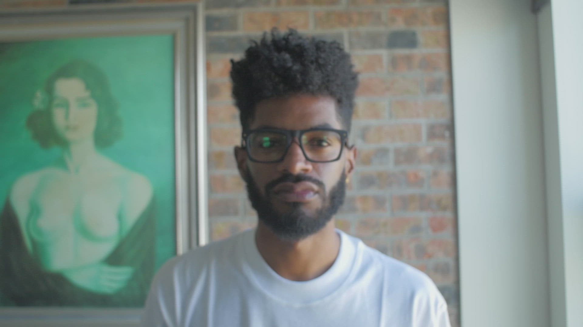 9FIVE One Matte Blackout Clear Lens Glasses