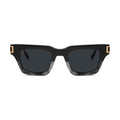 9FIVE Avenue Black Marble & 24K Gold Sunglasses — front [g:black s:all o:1]