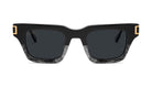 9FIVE Avenue Black Marble & 24K Gold Sunglasses