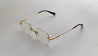 9FIVE Clarity 24k Gold Clear Lens Glasses