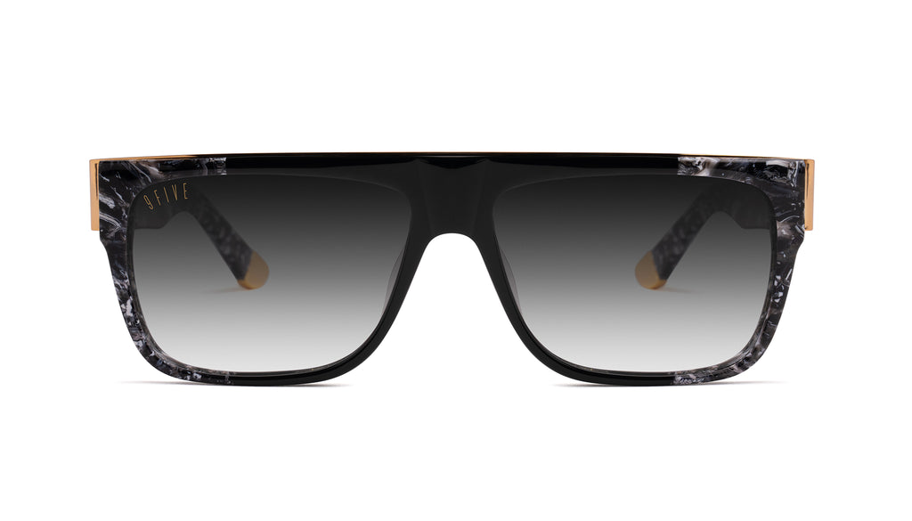 9FIVE 22 Black & White Onyx - Gradient Sunglasses