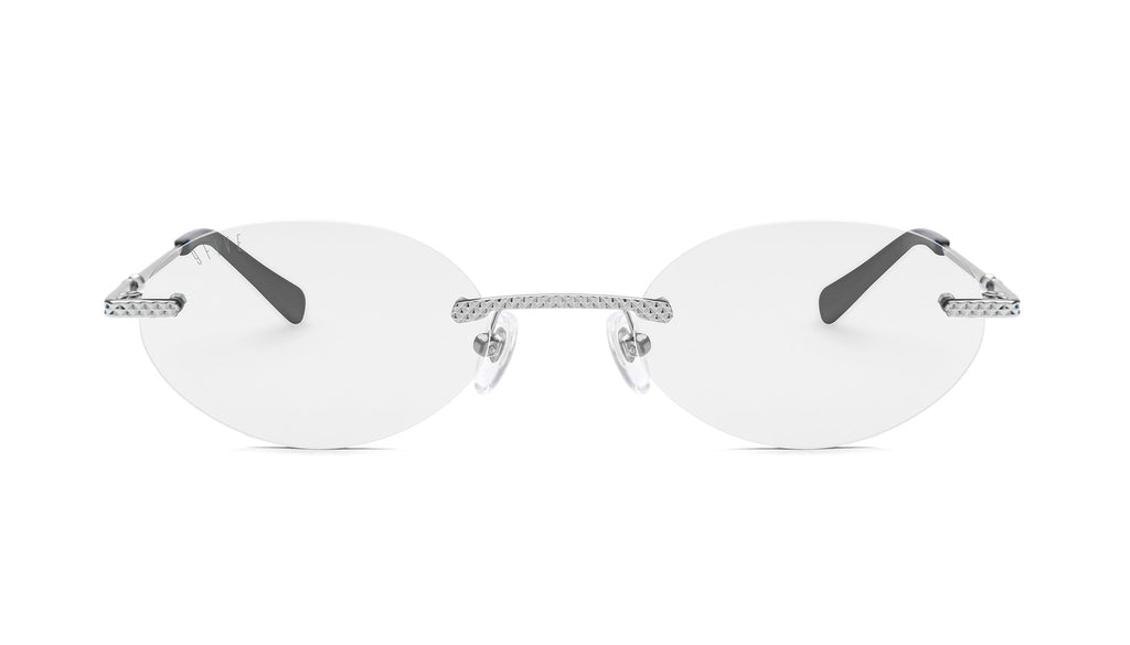 9FIVE 40 Lite Platinum Clear Lens Glasses Rx