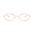 9FIVE 40 Rose Gold Clear Lens Glasses