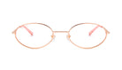 9FIVE 40 Rose Gold Clear Lens Glasses