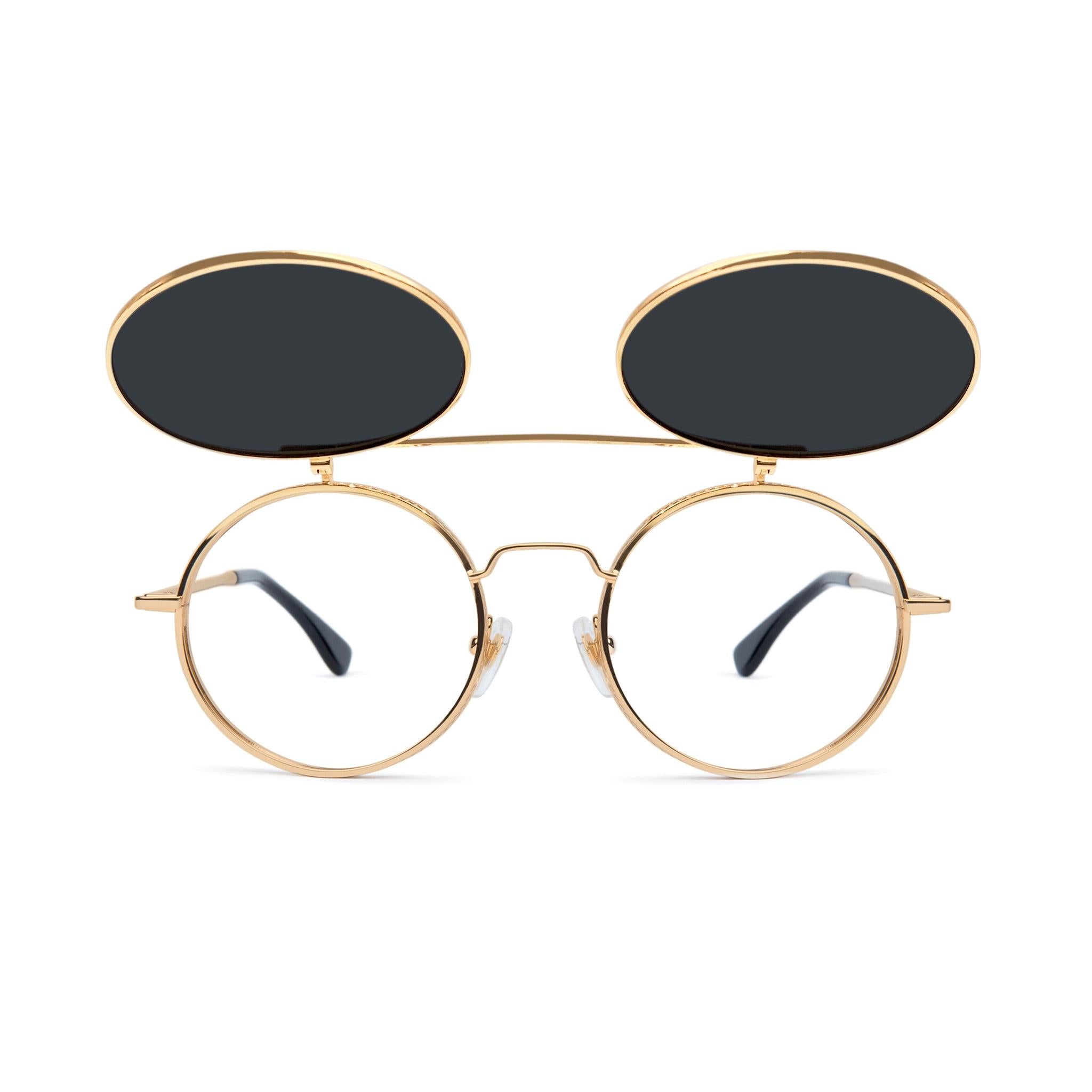 9FIVE 50-50 Flip-Up Tinted Clear Lens Prescription Glasses