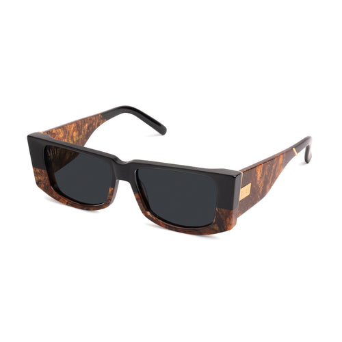 9FIVE Angelo Gold Marble Black Sunglasses — side [g:black s:all o:2]