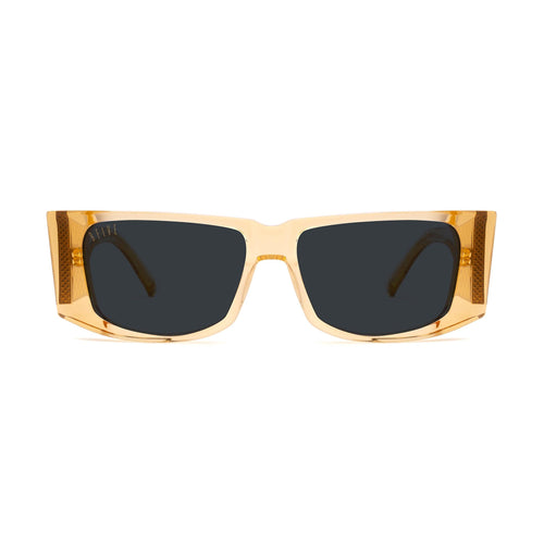 9FIVE Angelo Gold Scale Black Sunglasses — front [g:black s:all o:1]