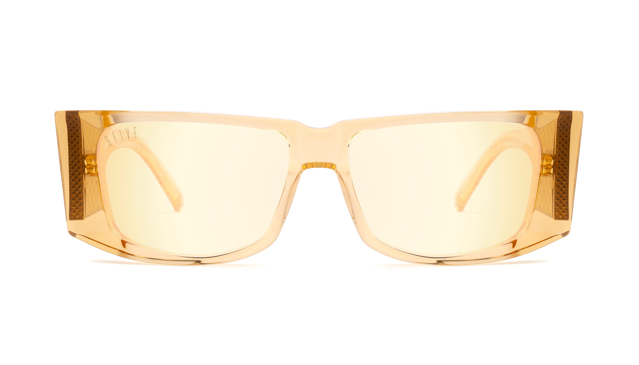 9FIVE Angelo Gold Snake - Reflective Gold Sunglasses
