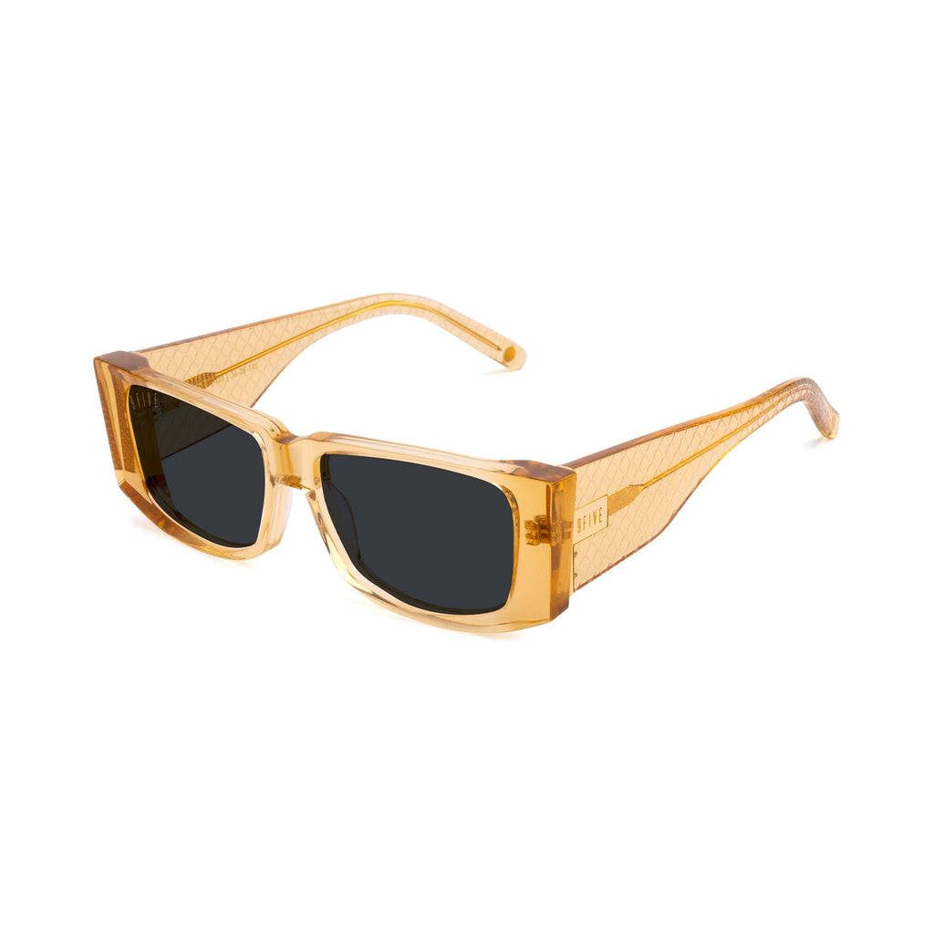 9FIVE Angelo Gold Scale Black Sunglasses — side [g:black s:all o:2]