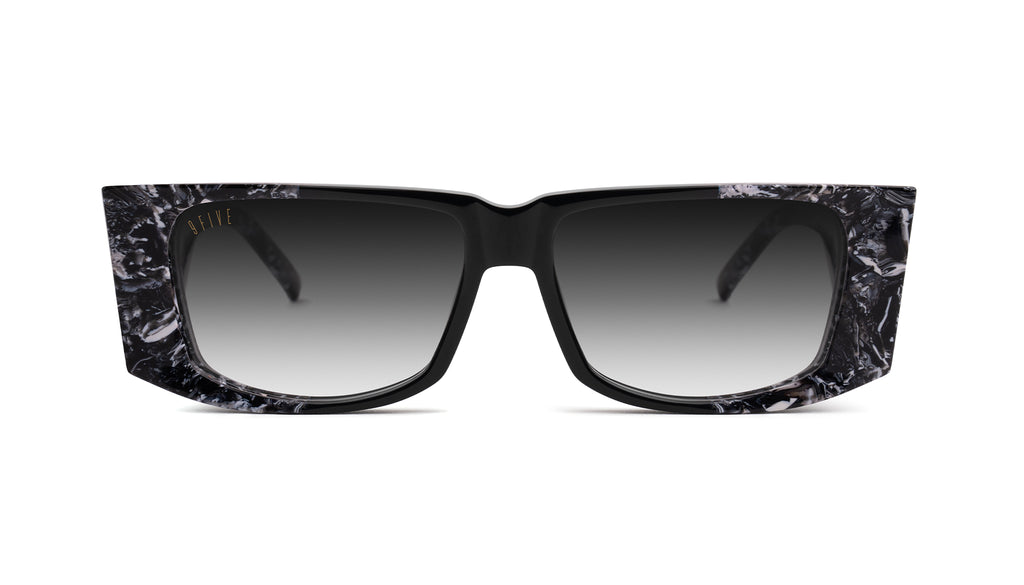 9FIVE Angelo Black & White Onyx - Gradient Sunglasses