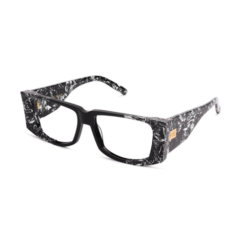 9FIVE Angelo Onyx LTD Clear Lens Glasses