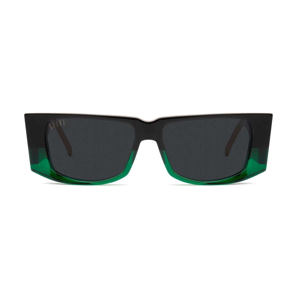 9FIVE Angelo Tundra Green Black Sunglasses — front [g:black s:all o:1]