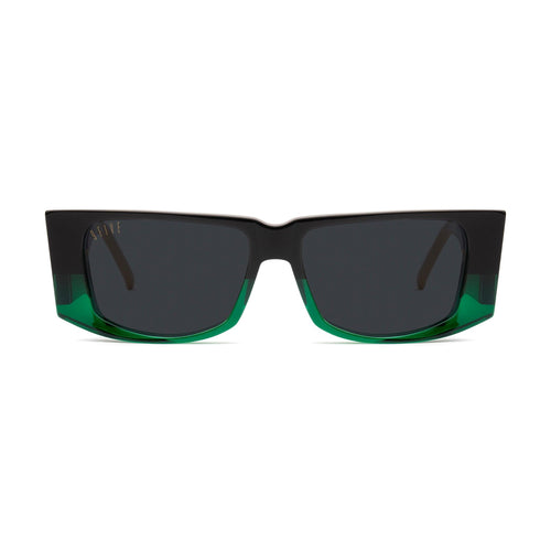 9FIVE Angelo Tundra Green Black Sunglasses — front [g:black s:all o:1]