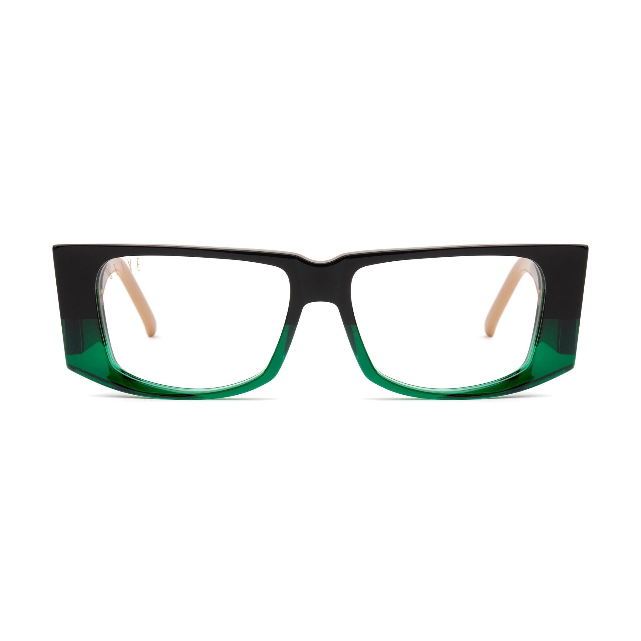 9FIVE Angelo Tundra Green Clear Lens Glasses