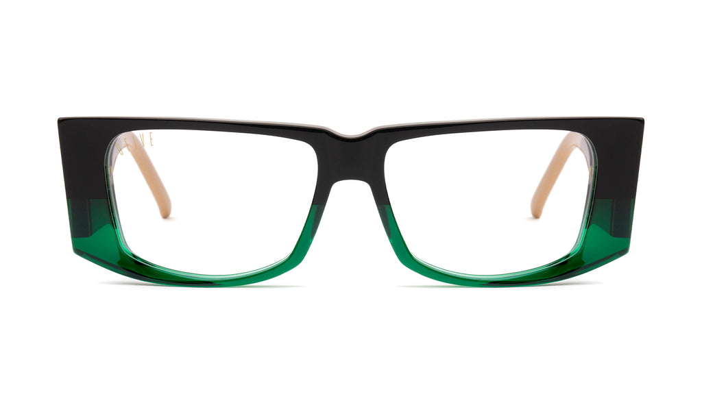 9FIVE Angelo Tundra Green Clear Lens Glasses
