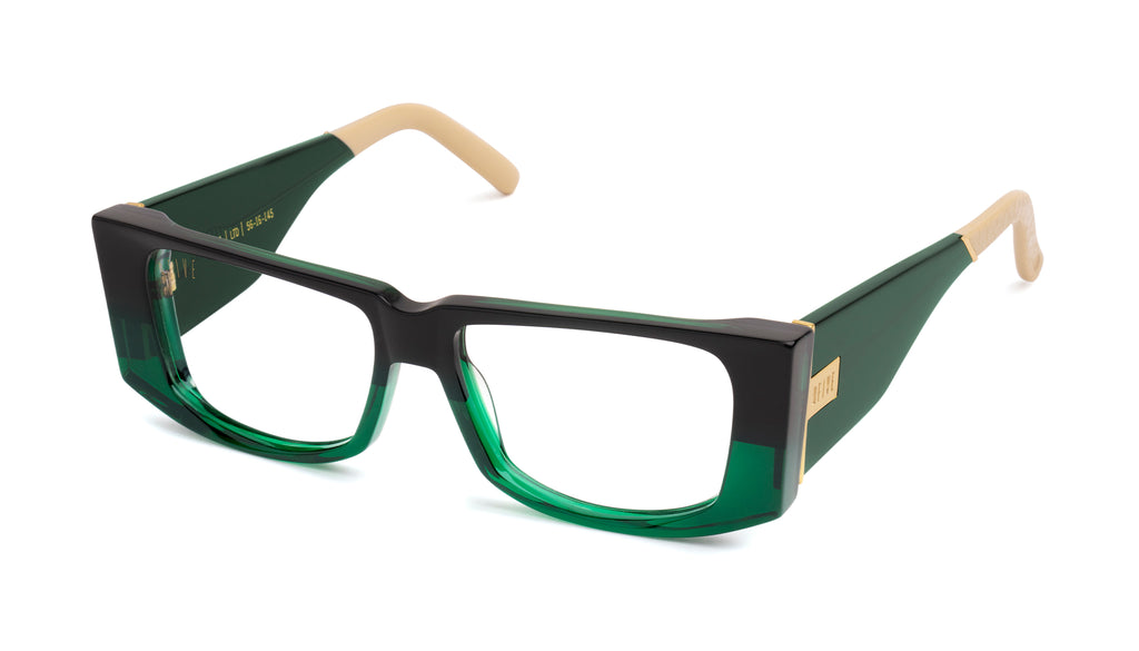 9FIVE Angelo Tundra Green Clear Lens Glasses Rx