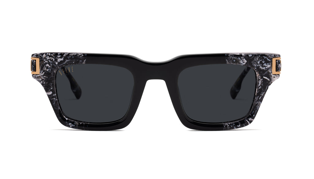 9FIVE Avenue Black & White Onyx Sunglasses