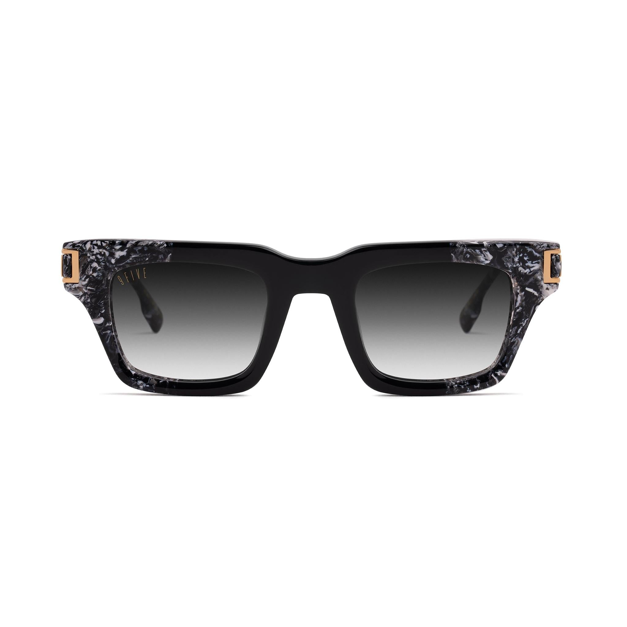 9FIVE Avenue Onyx LTD Black Gradient Sunglasses — front [g:black-gradient s:all o:1]