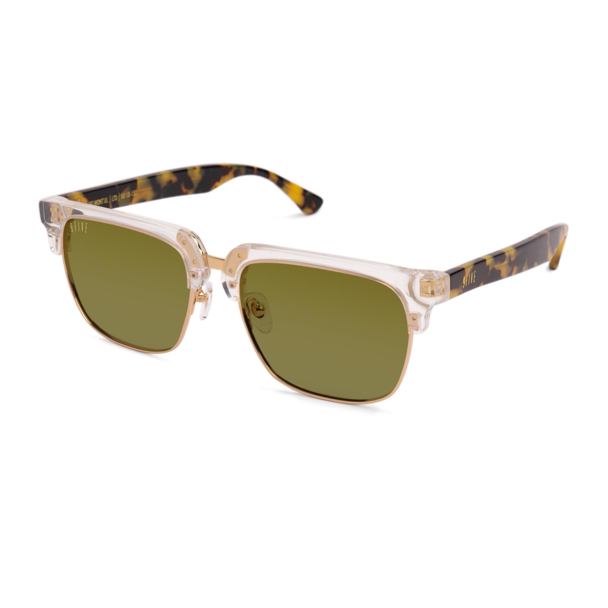 9FIVE Belmont Oasis LTD Sage Sunglasses — XL side [g:sage s:xl o:2]