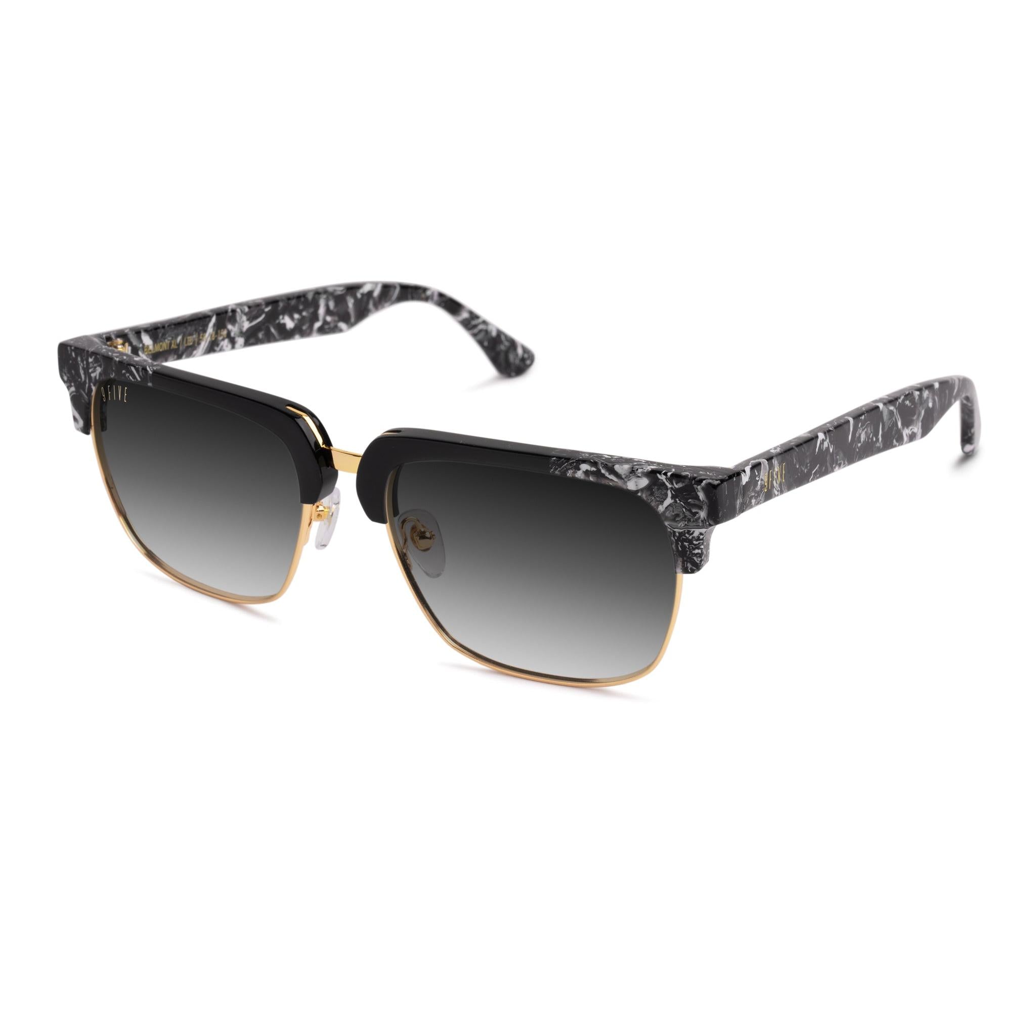 9FIVE Belmont Onyx LTD Black Gradient Sunglasses — XL side [g:black-gradient s:xl o:2]