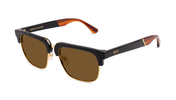 9FIVE Belmont Black & Bourbon Sunglasses Rx – 9FIVE Eyewear